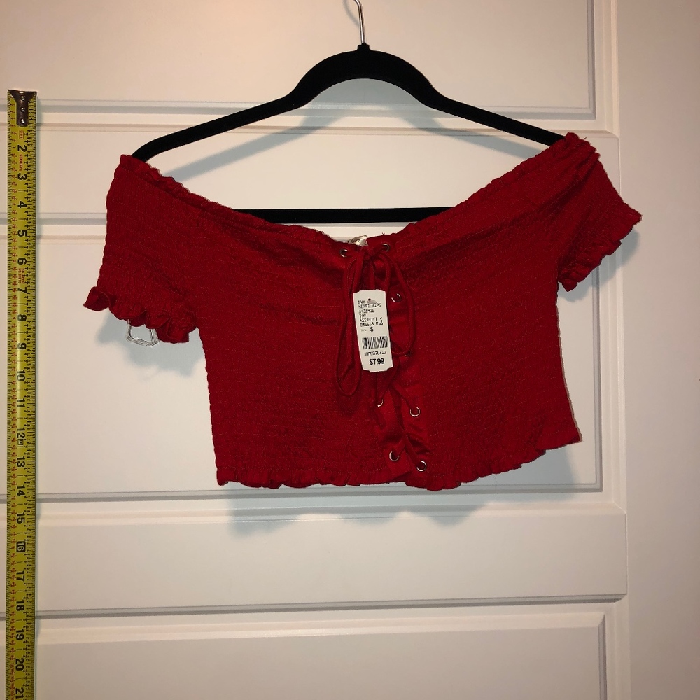 Red Off the Shoulder